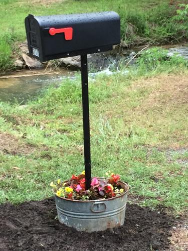 Our new mailbox for 211 Hinds Rd.